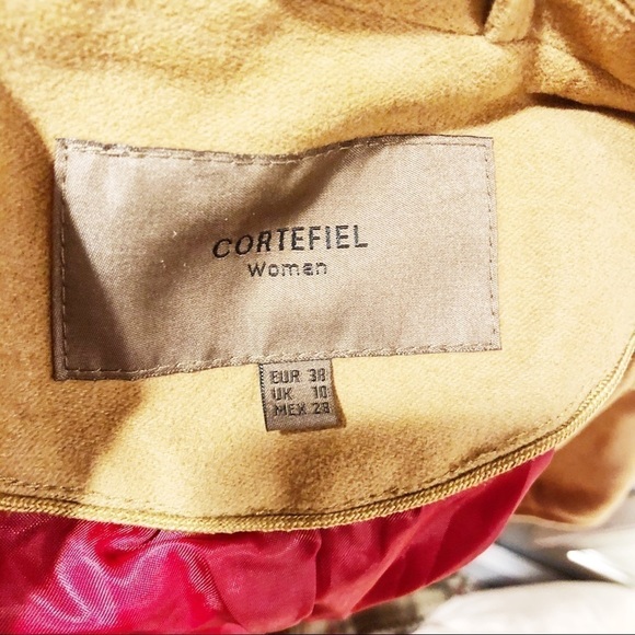 Cortefiel Wool Pocketed Peacoat France SZ EUR38 - Picture 2 of 6